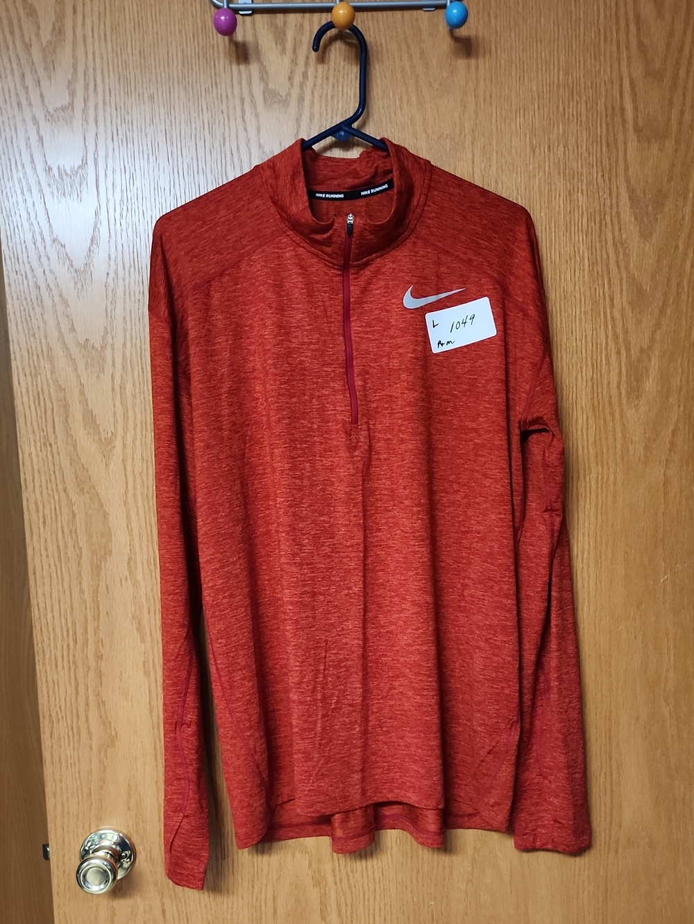 Nike Dri-FIT Quarter-Zip Pullover mens L number 1049
